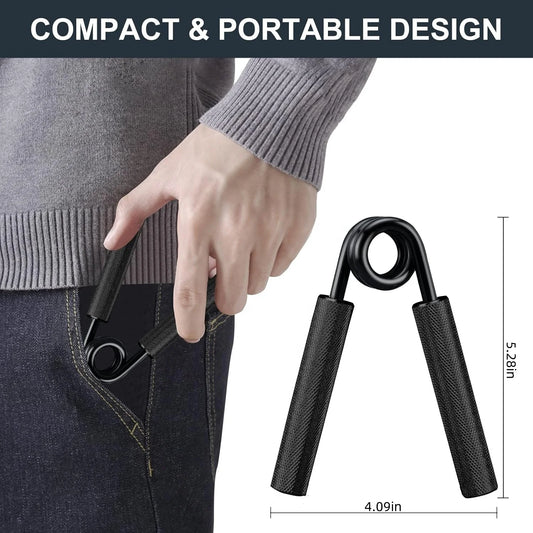 Heavy Duty Anti-Slip Steel Strength Training Metal Gym Hand Grips