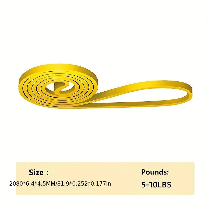 Elastic Resistance Pull Up Assist Band for Stretching Strength Training Pilates Fitness and Home Gym Workout