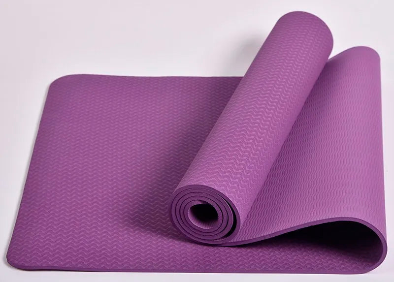 High quality 6mm thick yoga mat printed non-slip supplier