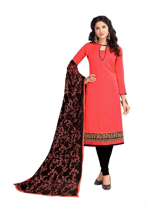 Generic Women's Cotton Salwar Material (Beige,