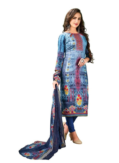 Generic Women's Cotton Salwar Material (Multi,