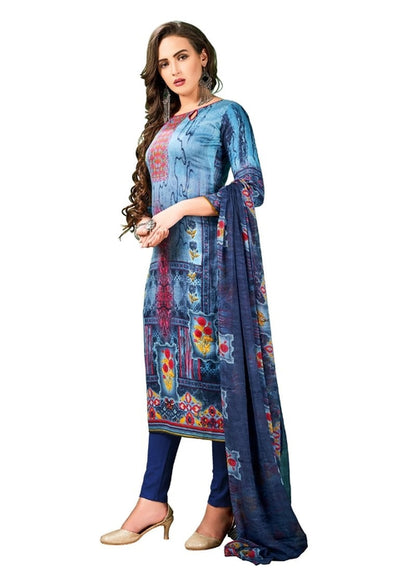 Generic Women's Cotton Salwar Material (Multi,
