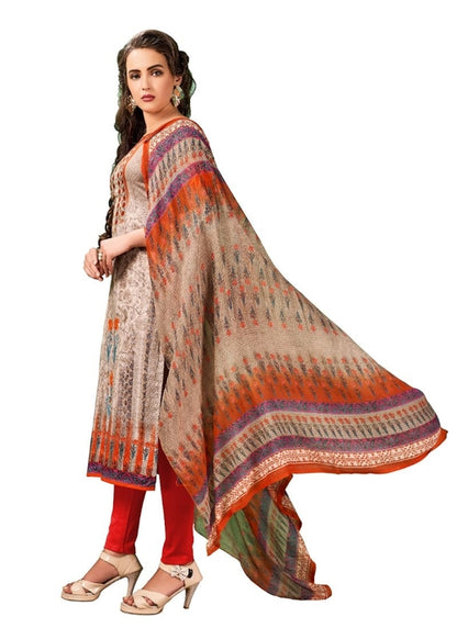 Generic Women's Cotton Salwar Material (Multi,