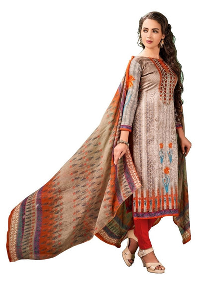 Generic Women's Cotton Salwar Material (Multi,