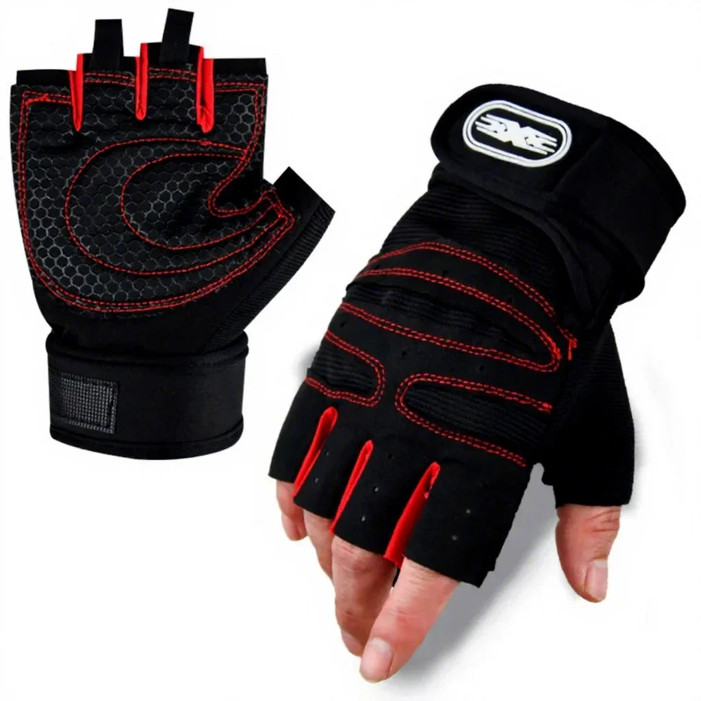 Wholesale Breathable Half Finger Gym Gloves for Men, Fitness, Weight Lifting, Cycling, Sports, Workout & Racing Gloves,