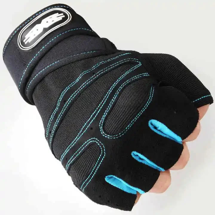 Wholesale Breathable Half Finger Gym Gloves for Men, Fitness, Weight Lifting, Cycling, Sports, Workout & Racing Gloves,