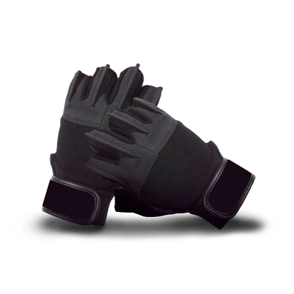 Wrist Support Silicone Gel Padding Protection Gym Fitness Weightlifting Gloves