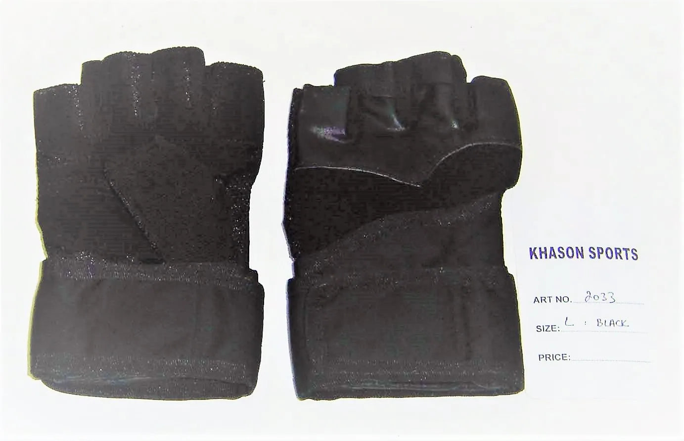 KHASON GOOD QUALITY TACTICAL PU BLACK BUTTON CLOSURE NON-SLIP GLOVES FINGERS WATERPROOF WINTER SPORTS BODYBUILDING WEIGHT