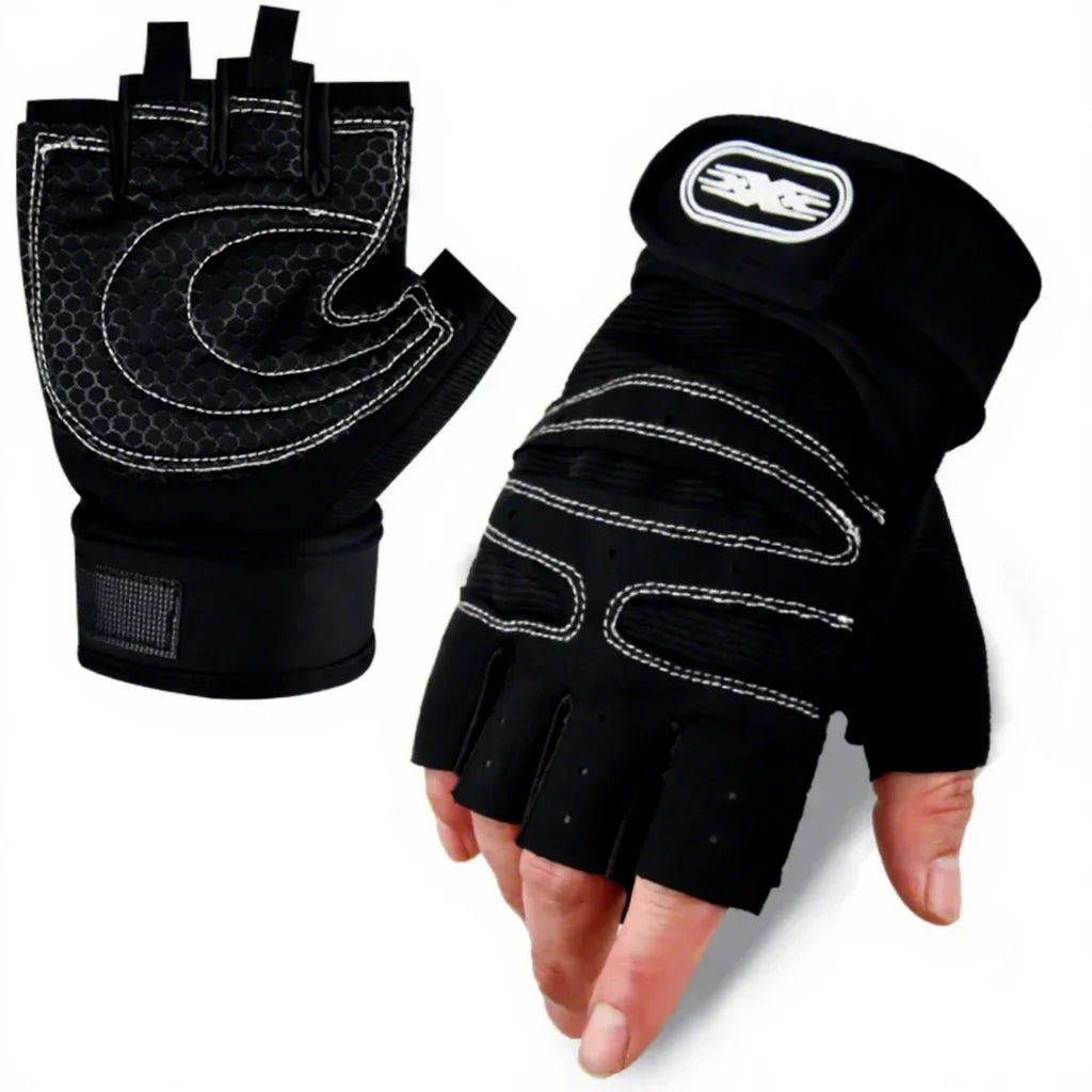 Wholesale Breathable Half Finger Gym Gloves for Men, Fitness, Weight Lifting, Cycling, Sports, Workout & Racing Gloves,