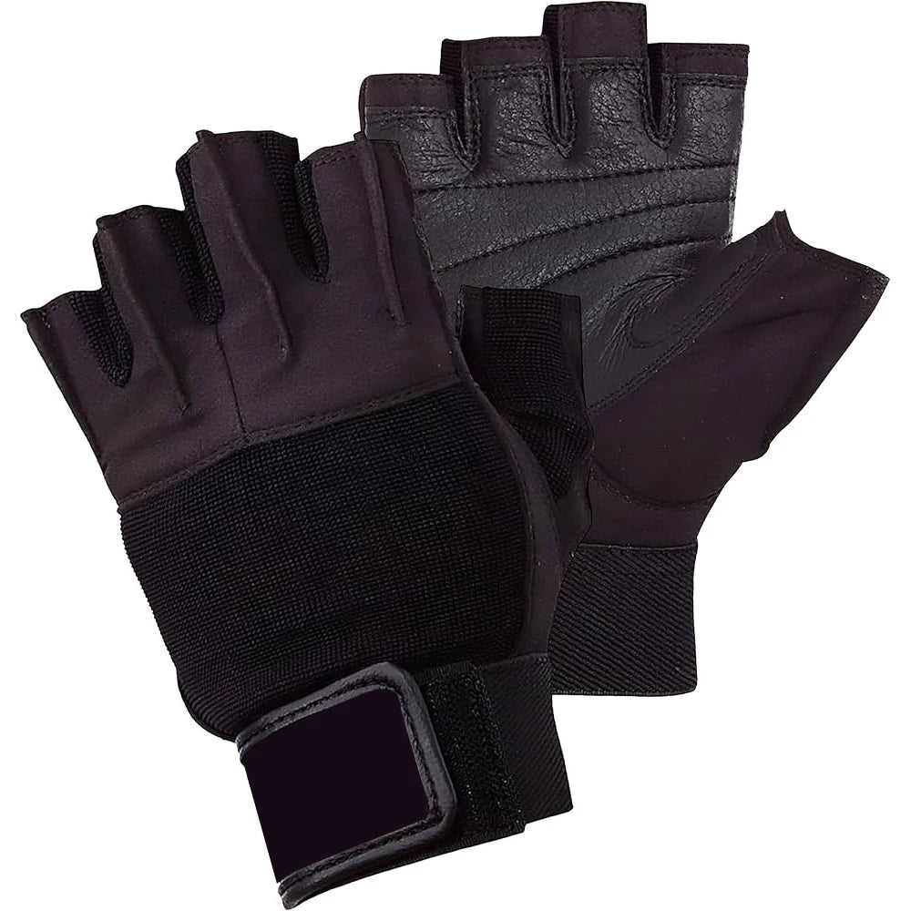 Wrist Support Silicone Gel Padding Protection Gym Fitness Weightlifting Gloves