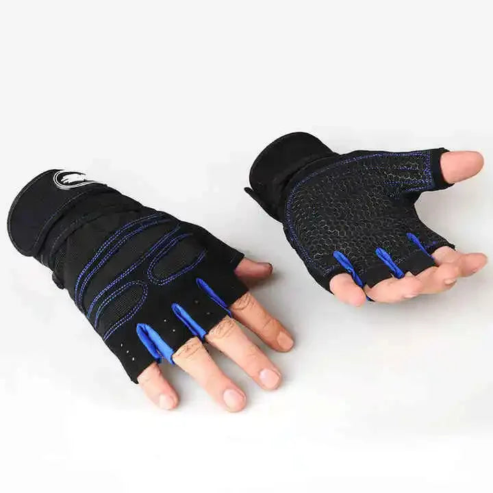 Wholesale Breathable Half Finger Gym Gloves for Men, Fitness, Weight Lifting, Cycling, Sports, Workout & Racing Gloves,