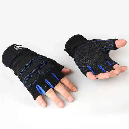 Wholesale Breathable Half Finger Gym Gloves for Men, Fitness, Weight Lifting, Cycling, Sports, Workout & Racing Gloves,