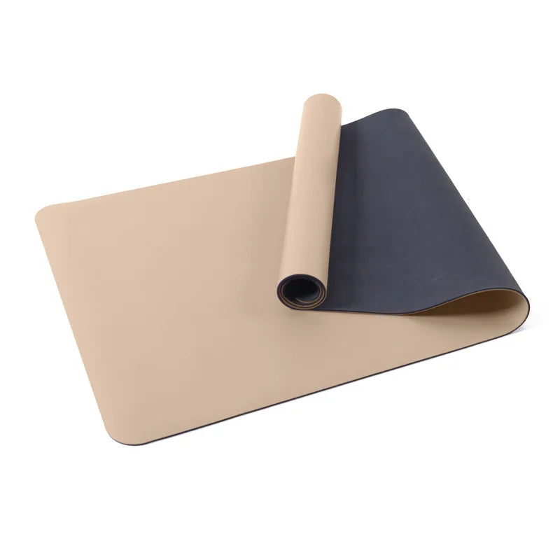 Custom Logo Printed SVANA Natural Rubber PU Eco-friendly 5mm 183cm Non-slip Travel Chocolate Yoga Mat Bag High Quality OEM ODM