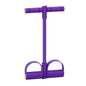 Women Exercise Home Gym Latex Chest Expander Resistance Band Equipment, 4-tube Sit-up Pull Rope Pedal Resistance Band