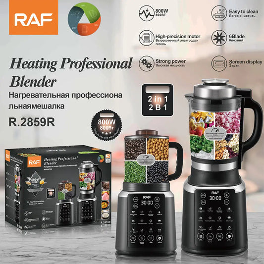 Programmed Blender Juicer Kitchen Ice Crusher Soybean Milk Electric Smoothie Blender Cooking Blender for Baby Food Soup