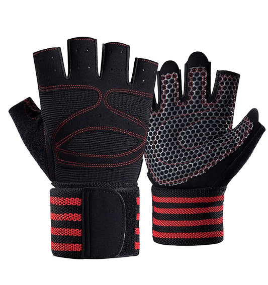 2026 Custom Logo Coexistence Polyester Half Finger Sports Bodybuilding Training Cycling Gym Weight Lifting Fitness Workout