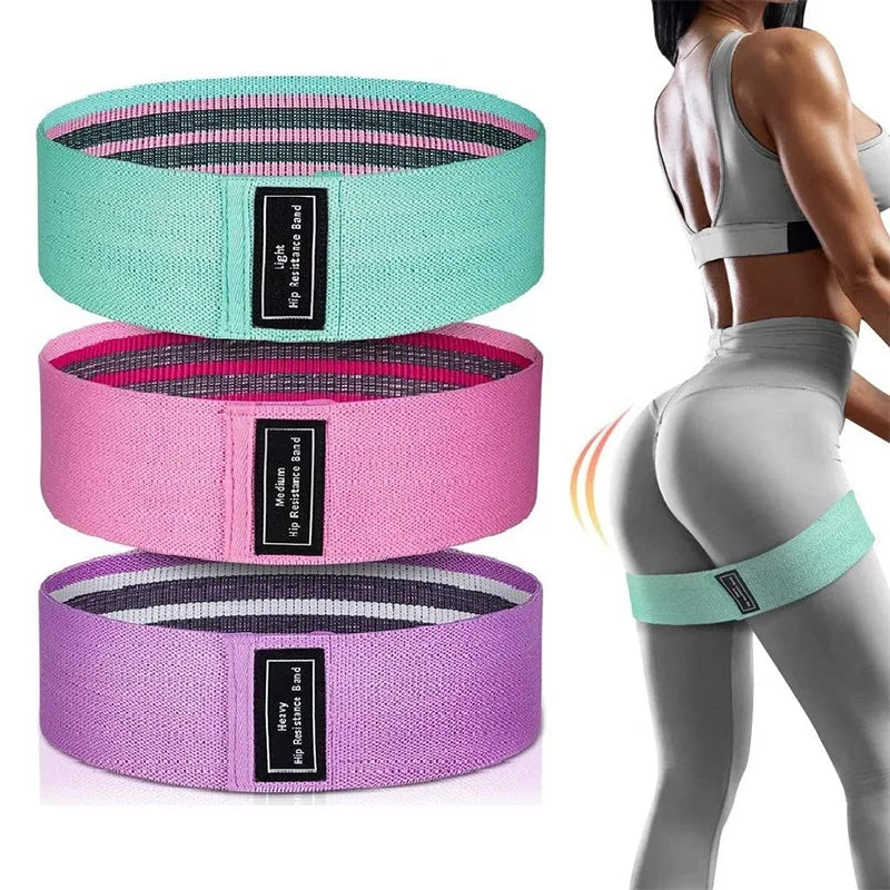 Yewayoga New Arrival Resistance Band Fitness Workout Rope Booty Bands Custom logo Customized Color Hip Resistance Band Set