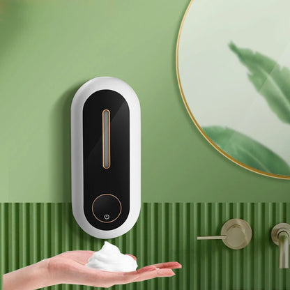 Automatic Rechargeable Electric Foam Soap Dispenser Wall Mount Auto Sensor Smart Touchless Soap Dispenser for Kitchen Bathroom