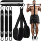 Heavy Duty Latex Assisted Pull up Bands Adjustable Weight/Size Anti-Slip High Elasticity Core Exercise Feet Mats
