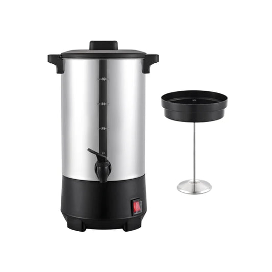 50 Cup Coffee Boiler, New 304S/S 50 Cup Fast Brew Coffee Urn and Hot Beverage Dispenser