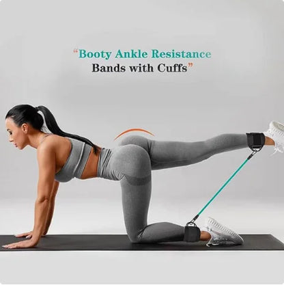 Protect Ankle Avoid Injuries Heavy Duty TPE Fitness Ankle Straps for Cable Machines and Sports Protection