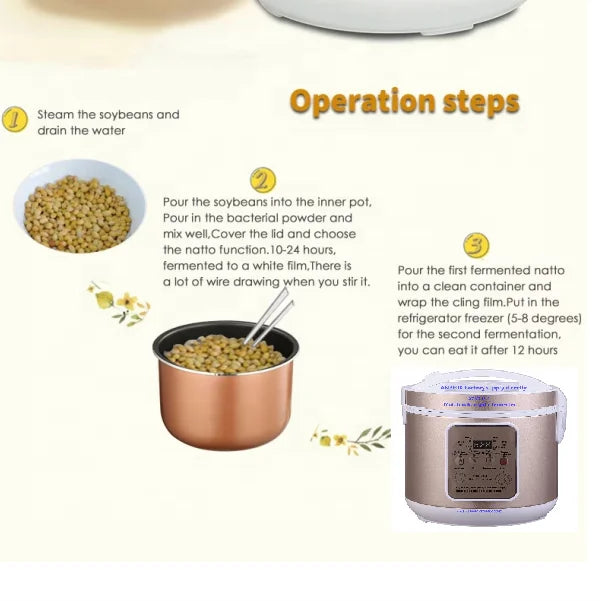 AZK115-1 China Cheap Multifunction Pot Kitchen Appliances Small Scale Yogurt Making Machine5L Yogurt and Natto Maker