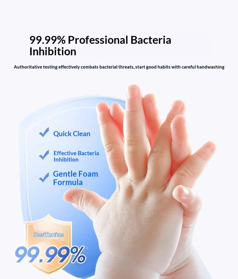 Household Automatic Hand Sanitizer Foam Dispenser Wall-Mounted Induction Electric Soap Dispenser 200-300L Capacity