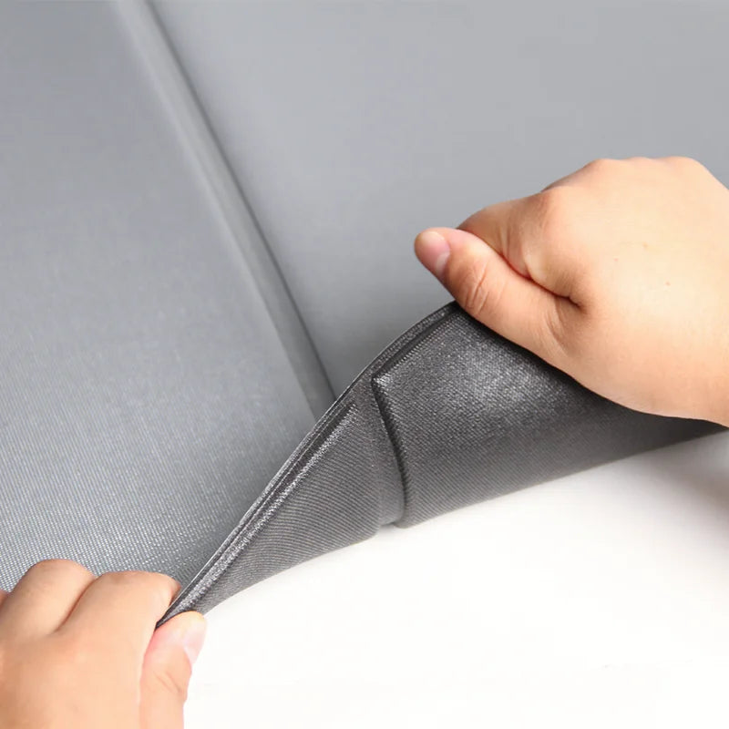 Ready to Ship Dropshiping Guli Fitness Foldable Eco-Friendly 8mm Thick PVC Yoga Mat for Pilates & Gym Use 120x60cm Silver Black