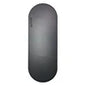 Carmine Lafite Red Non Slip Custom Print Round End Capsule Arch Oval Shape PU Rubber Yoga Mat With Laser Etched Alignment Logo