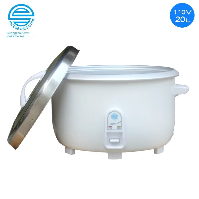 110V 1950W Large Round Electric Rice Cooker 20L with Cake & Rice Function