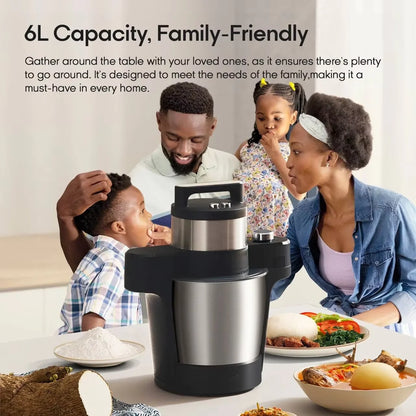 All-Purpose Portable Blender for Household and Hotel Use for Fufu Meat Grinding and Food Cooking Hot Kitchen Swallow Maker