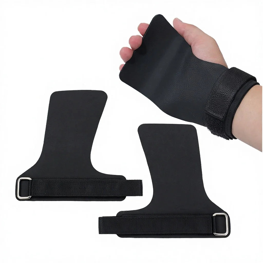 Leather Breathable Adjustable No-hole Hand Grips Crossfit Pull-ups Cross Training Gymnastics WODS Weightlifting Bodybuilding