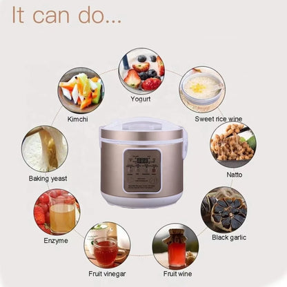AZK115-1 China Cheap Multifunction Pot Kitchen Appliances Small Scale Yogurt Making Machine5L Yogurt and Natto Maker