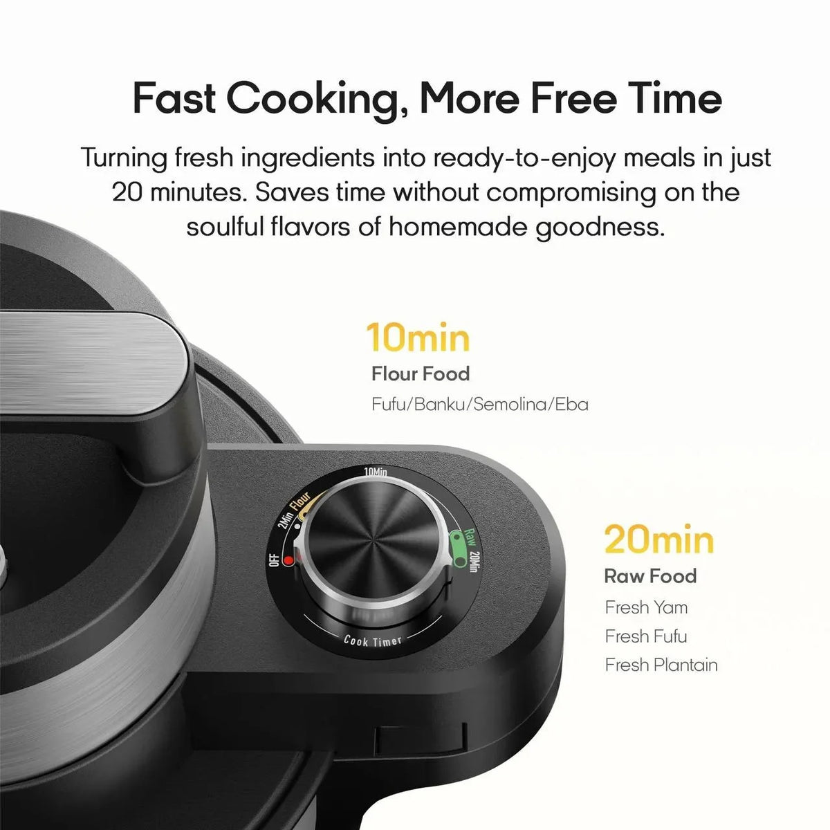 All-Purpose Portable Blender for Household and Hotel Use for Fufu Meat Grinding and Food Cooking Hot Kitchen Swallow Maker