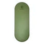 Carmine Lafite Red Non Slip Custom Print Round End Capsule Arch Oval Shape PU Rubber Yoga Mat With Laser Etched Alignment Logo