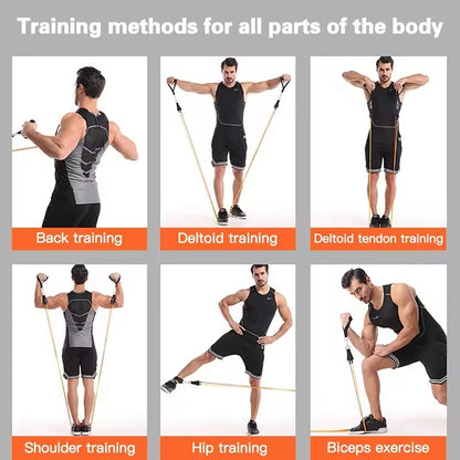 Exercise Bands Resistance Bands  Men and Women Fitness Strength Training Home Gym Equipment Strength Training