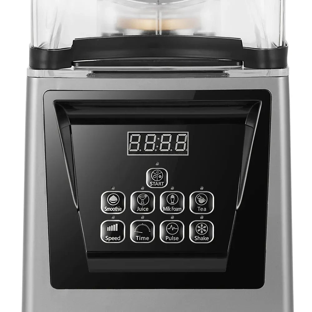 Super Silent Commercial Heavy-Duty Blender Sound Reducing Multifunctional Touchpad Controls