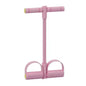 Women Exercise Home Gym Latex Chest Expander Resistance Band Equipment, 4-tube Sit-up Pull Rope Pedal Resistance Band