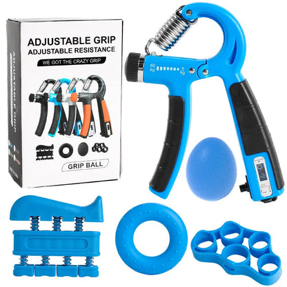 Adjustable 5-60kg Portable Lightweight Hand Grip Strengthener Kit Economical Forearm Exercise Equipment