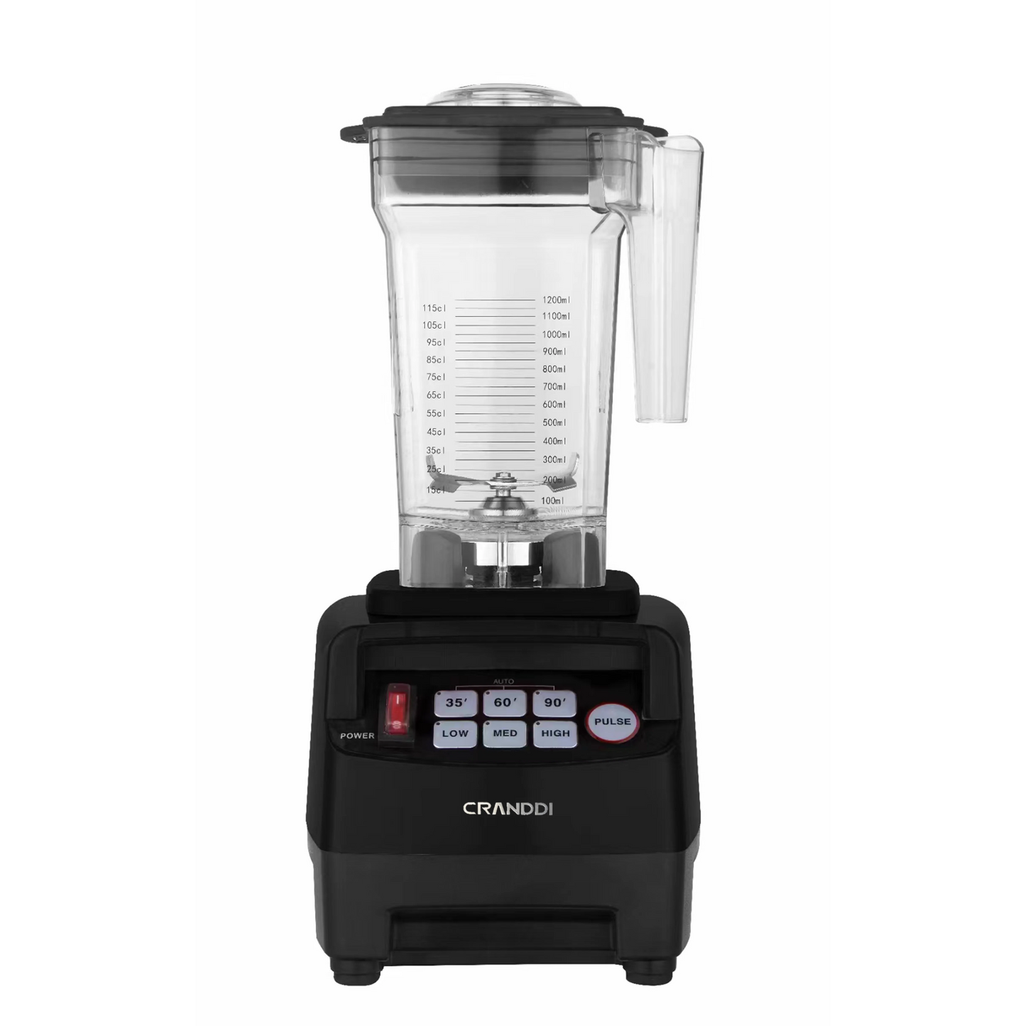 TM800 Classic High Speed Commercial Smoothie Electric Blender with Digital Buttons 1500W