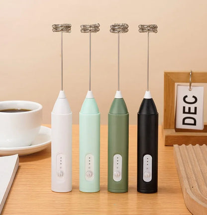 Stainless Steel Electric Whisk 2-Speed Portable Milk Frother Baking Supplies Food Processors Accessories Egg Mixers Blender