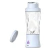 Custom Logo Hand Battery Fresh Rechargeable Personal Usb Small Machine Electric Portable Mini Fruit Juicer Blender Mixer
