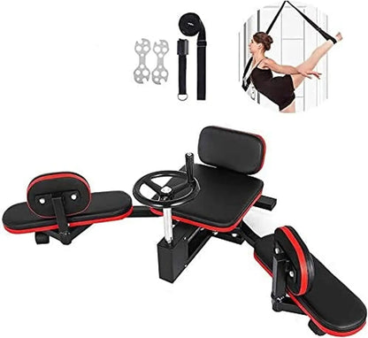Ebest Heavy-Duty 330LBS Pro Foldable Leg Stretcher Home Gym Machine Stainless Steel Foam ABS PP CN Plug Improved Leg Flexibility