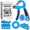 Wrist Arm Exercise Trainer Silicone Strengthener Gymnast Hand Grip Trainer Set Hand Muscle Training