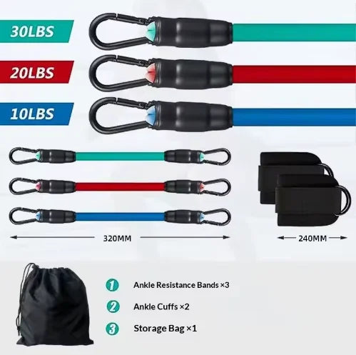 Protect Ankle Avoid Injuries Heavy Duty TPE Fitness Ankle Straps for Cable Machines and Sports Protection
