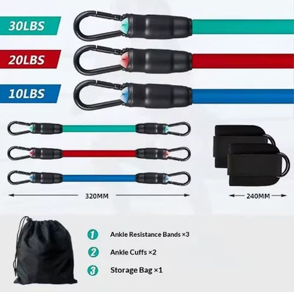 Protect Ankle Avoid Injuries Heavy Duty TPE Fitness Ankle Straps for Cable Machines and Sports Protection
