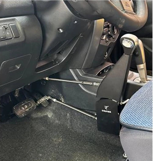 Portable Handicapped Push Pull Hand Control for Gas and Brake Car Drive