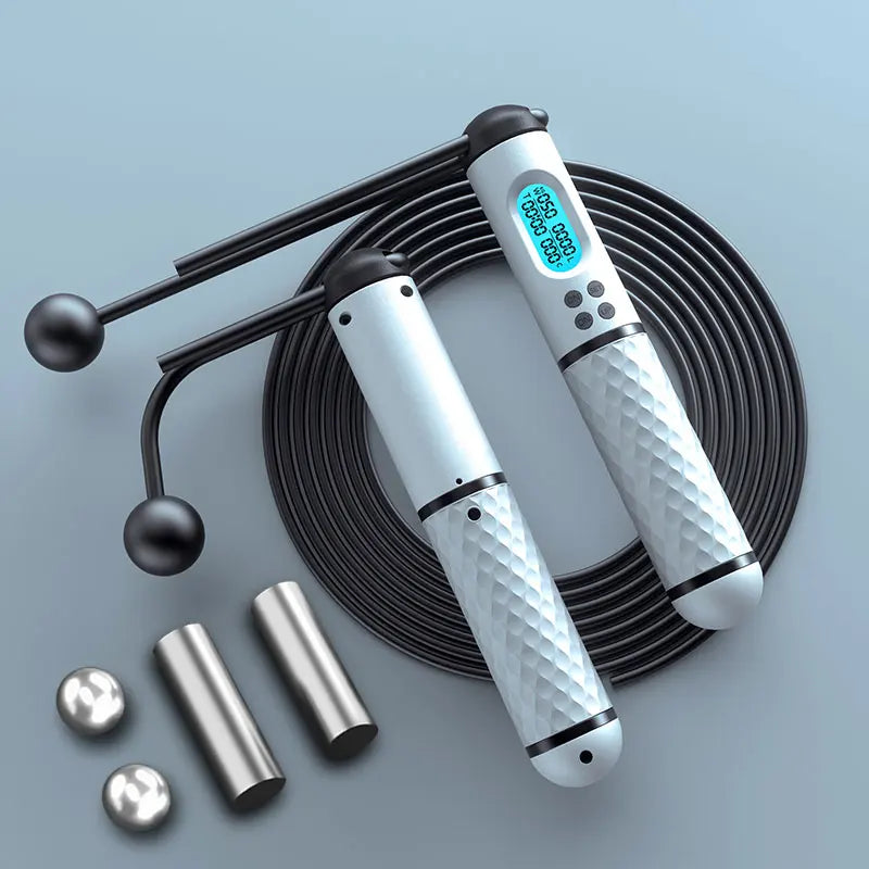 CHENGMO SPORTS Custom Heavy Smart Weight Loss Smart Skipping Jump Rope Counter Speed Digital Skip Rope Adjustable Cordless Skip