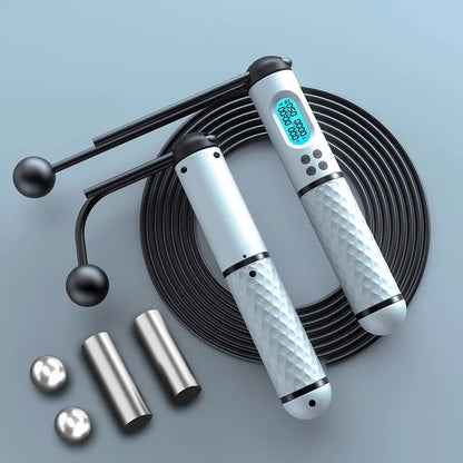 CHENGMO SPORTS Custom Heavy Smart Weight Loss Smart Skipping Jump Rope Counter Speed Digital Skip Rope Adjustable Cordless Skip