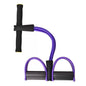 Women Exercise Home Gym Latex Chest Expander Resistance Band Equipment, 4-tube Sit-up Pull Rope Pedal Resistance Band